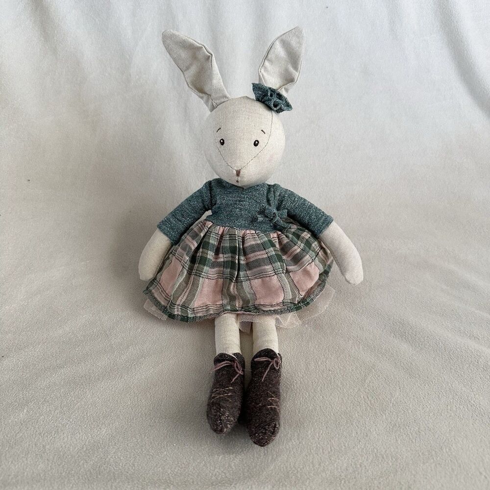 Moulin Roty Victorine Bunny Rabbit Little School Of Dance Plush Doll France